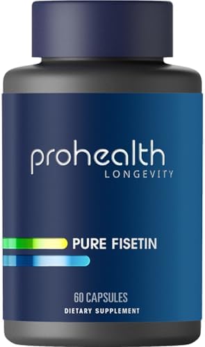 ProHealth Pure Fisetin Supplement 250mg, 60 Capsules by ProHealthLongevity