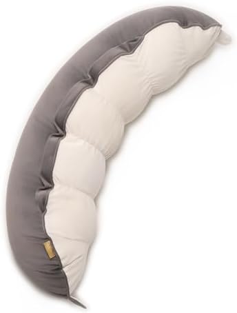 Peallow(Pat. Pend) – Long Round Body Pillow for Adults, Bolster Pillow for Sleeping, Soft and Supportive Pillow for Sleeping & Lumbar Support by Ailuteie