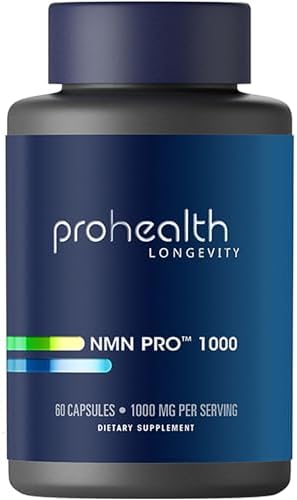 ProHealth NMN Pro 1000 (60 Capsules) Clinically Studied Uthever NMN. NAD+ Precursor for Cellular Energy, Mitochondrial Support & Healthy Aging. USA Manufactured, Triple Lab-Tested by ProHealthLongevity