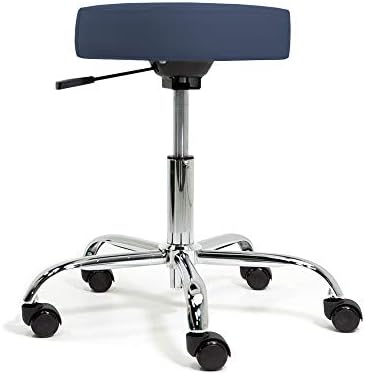 EARTHLITE Pneumatic Massage Salon Drafting Stool - No Leaking (vs. Hydraulic), Adjustable, Rolling, CFC-Free / Medical Spa Facial Chair by Unknown