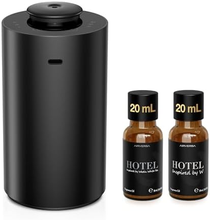 Airversa ANX Waterless Essential Oil Diffuser Starter Kit, Black by Airversa