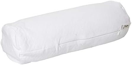 Bucky Millet Filled, Bed Pillow and Pillow Cover, Bolster Pillow (15x5.5"), White by Bucky