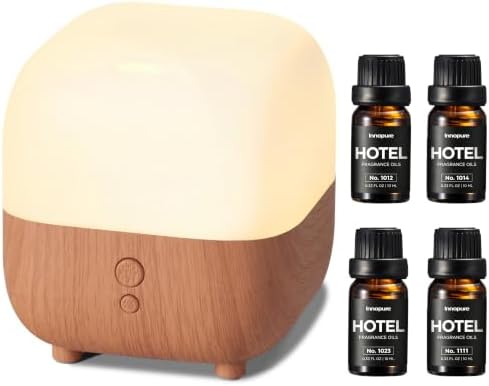 InnoGear 150ml Essential Oil Diffuser 4 Hotel Collection Fragrance Oil Gift by InnoGear