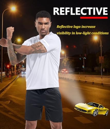 Boyzn 1, 3, 5 or 7 Pack Men's Workout Running Shirts, Dry Fit Moisture Wicking T-Shirt, Gym Athletic Short Sleeve Tee Shirts - Image 5