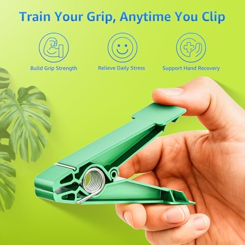 FitBeast Finger Exerciser Set – 5 Resistance Clips for Hand Therapy, Grip Strength & Dexterity – Ideal Finger Strengthener for Rehab, Stroke Recovery, Arthritis, Seniors & Athletes - Image 3