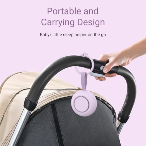 Portable Baby Sound Machine & Essentials for Babies & Kids-Purple - Image 5