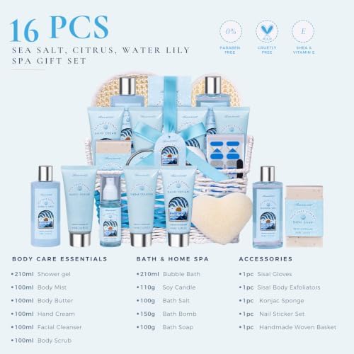 Gifts for Women & Men, Birthday Gifts for Women 17Pc-Bath and Body Gift Set - Image 2