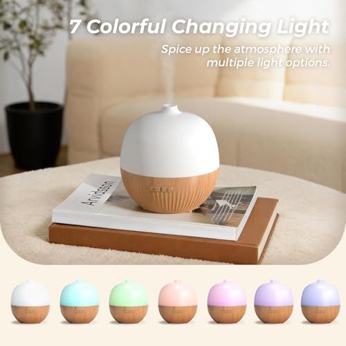 ARVIDSSON Essential Oil Diffuser 2 Pack, 100ml Aromatherapy Diffuser with Mood Light, Ultrasonic Oil Diffusers for Home, Small Diffuser for Essential Oils, Gift for Women - Image 3