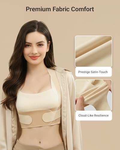 Hypoke® Premium Fabric Upper Back Brace Posture Corrector for Women, Kinetic Support back posture corrector for women，Barely There Design For Office Professionals - Image 2