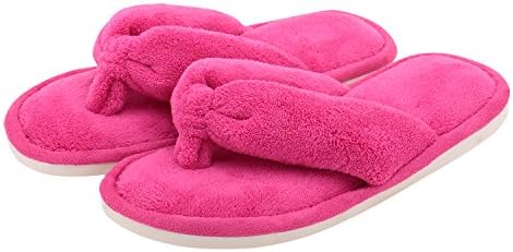 Onmygogo Indoor Slippers for Women Open Toe with Memory Foam, Soft Faux Fur Nonslip House Slippers by Onmygogo