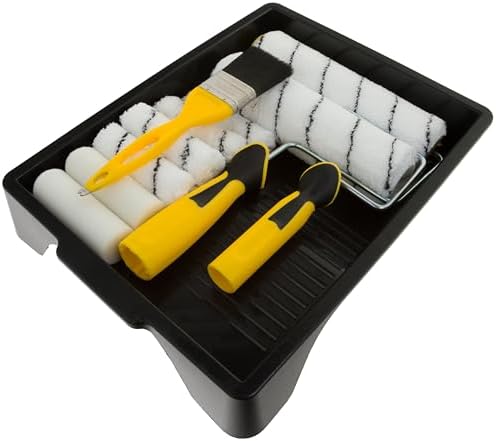 CORAL Easy Coater Decorating Paint Roller Tray & Frame Set, 12 Piece Pack, Roller Brush, 10501 - Image 3