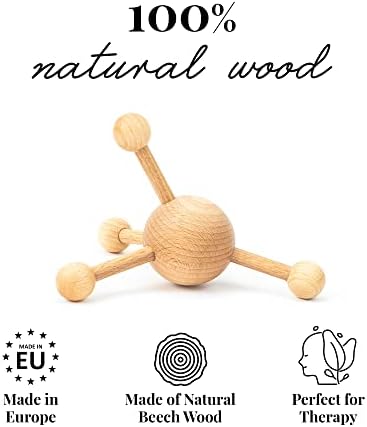 tuuli Accessories – Trigger Point Massage Tool, Multi-Functional Wooden Handheld Massager for Back, Neck, Shoulder and More, Helps Ease Muscle Tension and Support Skin Health - Image 4