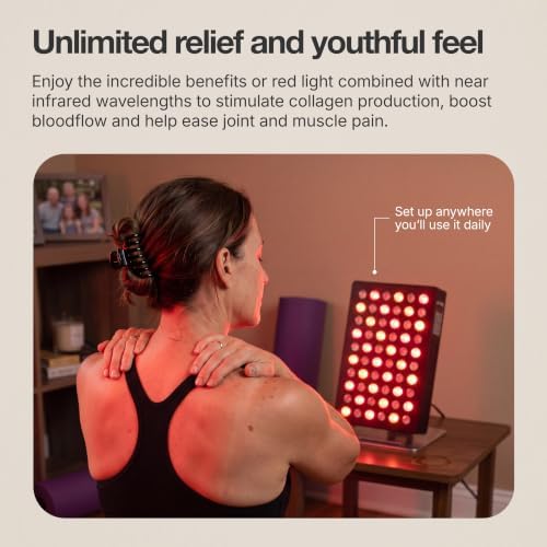 AuroraBox 60 Pro, Clinician-Backed 5 Wavelength Red Light & Near Infrared Light Therapy Panel | FCC/CE/RoHS Tested | 630 660 810 830 850nm | by Tundra Tribe (White, 60 PRO) - Image 4