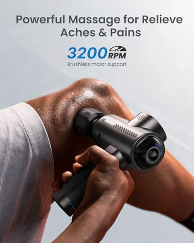 RENPHO Active Thermacool Massage Gun Deep Tissue with Heat & Cold, 5 Speeds - Image 5