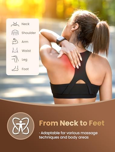 lifechill Trigger Point Massage Tool for Gua Sha, Lymphatic Drainage Massager, Deep Tissue Thumb Saver Acupressure Tool for Full Body Pain Relief, Gold - Image 6