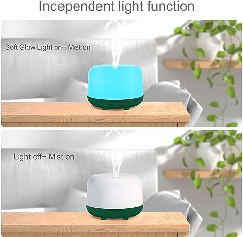Marchred 300ML Aromatherapy Diffuser for Home, Quiet Diffuser for Essential Oils with Remote Control, 7 LED Color Changing Light, Scent Cool Mist Air Humidifier - Image 5