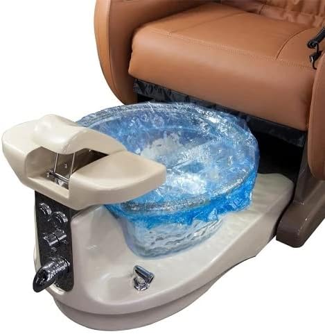 Disposable Spa Liners Large Size Fit All Pedicure Chair Blue 200 Pcs - Image 3