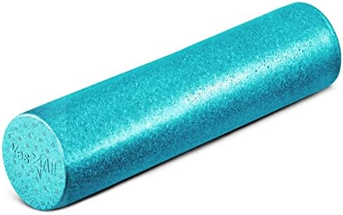 Yes4All High-Density EPP Round Back Roller Foam, Exercise Foam Roller for Yoga, & Pilates, Multiple Sizes and Colours, Turquoise - 24 inches by Yes4All