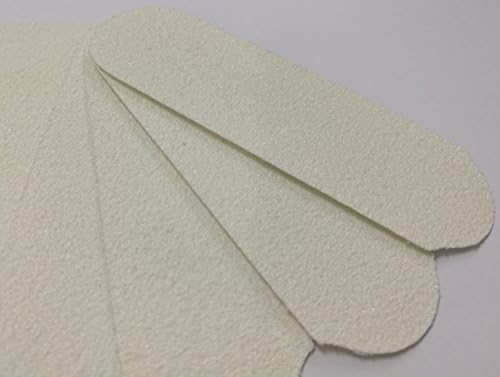 80 GRIT Stainless Steel Pedicure File Refill Pads, 60 Count (80 GRIT White) - Image 2