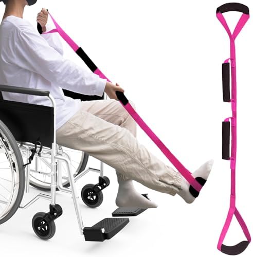 36 Inch Leg Lifter, Rigid Leg Lifter Strap with Handgrips & Foot Loop, Leg Lifter After Hip Replacement &Knee Surgery Recovery Aids Kit, Leg Lifters Getting Legs in and Out of Bed,Car,Wheelchair by Unknown