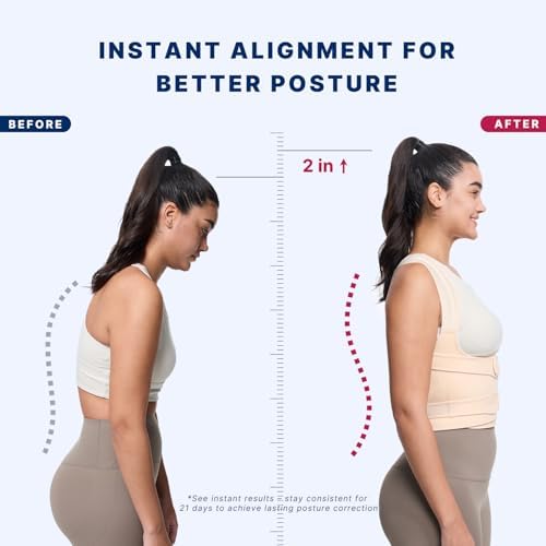 Fit Geno Posture Corrector for Women & Men, Back Shoulder Support Brace - Image 2