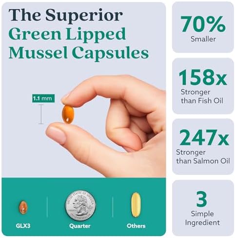 Haka Life GLX3 Green Lipped Mussel Oil Capsules for Joint and Muscle Support | Extra-Strength Omega-3 Green Lipped Mussel Supplement for Comfort, Flexibility & Recovery | Contains ETA, EPA, DHA - Image 4