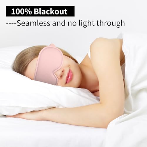 Easysleep Sleep Mask for Side Sleeper Women Men Eye Mask with 3D Contoured Cup Sleeping Mask for Light Blocking Soft Breathable Eye Cover Night Blindfold Mask with Adjustable Strap - Image 2