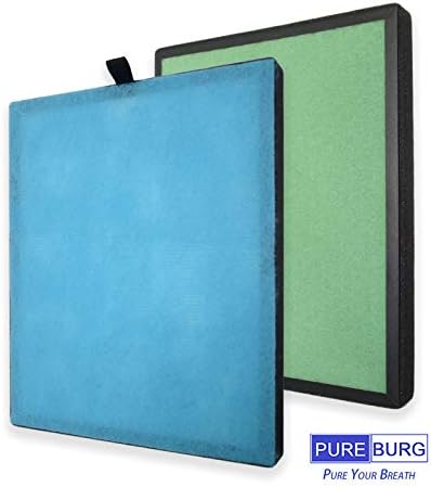 PUREBURG Replacement Filter Set Compatible with Colzer 142C, Simpure HP9, SP-HP9-RF Air Purifiers, 2-Pack H13 HEPA 4-Stage Filtration Activated carbon - Image 4