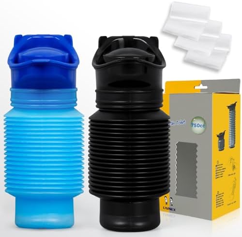 Portable Urinal, Portable Car Urinal for Men and Women, 750ml, Leakproof by SlogPith