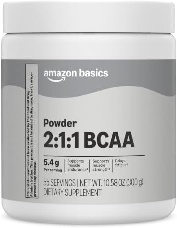Amazon Basics 2:1:1 BCAA Powder, 55 Servings, 10.58 Ounces by AmazonBasics