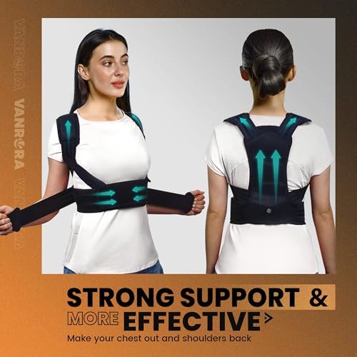 VANRORA Posture Corrector for Women and Men, Adjustable & Comfy Back Brace - Image 5