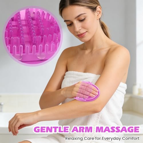 2 Pack Magnetic Meridian Massage Brush for Belly, Back & Leg - Image 4