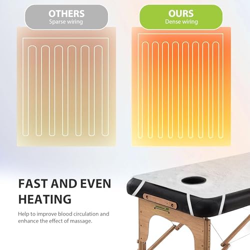 Massage Table Warmer Heating Pad Professional SPA Massage Bed Warmer Pads - Image 4