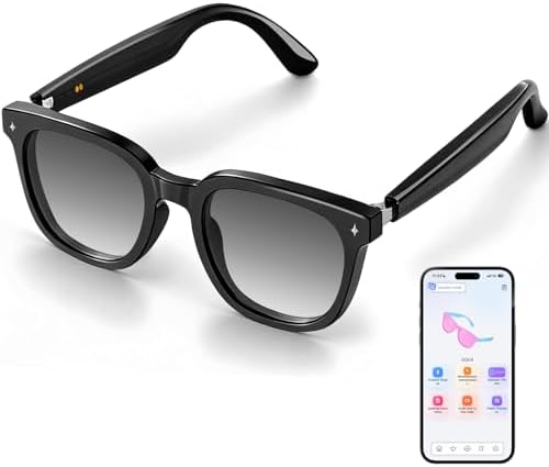 Smart Bluetooth Glasses for Men Women, AI Glasses with Open Ear Music by Osawalla