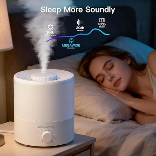H1-XIT 2 Pack of 2L Cool Mist Humidifier, Top Refill, Nano Fine Mist Out Put, No Leakage for baby, bedroom, living room - Image 6