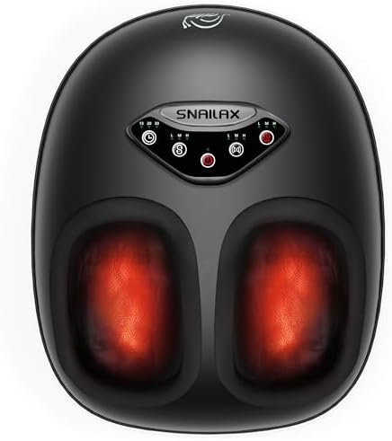 Snailax Shiatsu Foot Massager with Heat, Compression, Rolling, FSA Eligible by Snailax