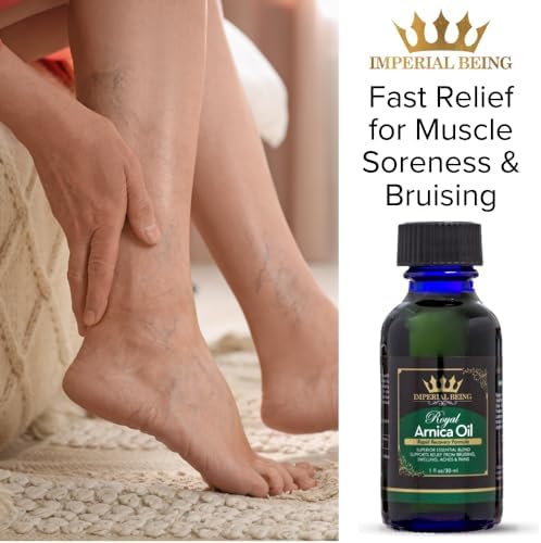 Royal Arnica Oil – Organic Herbal Blend for Muscle Recovery, Bruise Support, Joint Flexibility, Skin Vitality – Longer Lasting Than Arnica Cream or Gel – Infused with Essential Oils (1oz) - Image 4