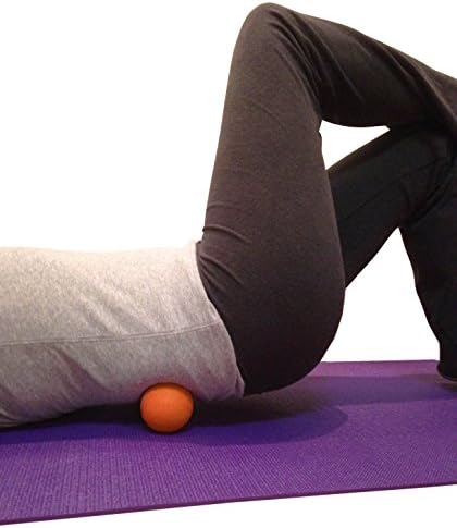 Kieba Massage Lacrosse Balls for Myofascial Release, Trigger Point Therapy, Muscle Knots, and Yoga Therapy. Set of 2 Firm Balls (2 Orange) - Image 2