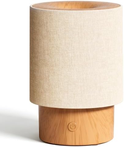 ARVIDSSON Essential Oil Diffuser with Fabric Cover, 100ml Aromatherapy Diffuser for Home, Ultrasonic Diffuser with Night Lamp and Auto Shut-Off, Scent Oil Diffusers for Bedroom by ARVIDSSON