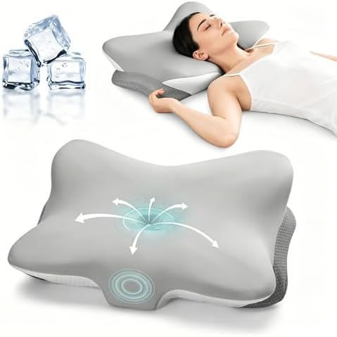 Ergonomic Memory Foam Cervical Pillow for Neck Pain Relief Support by LTHTRADE