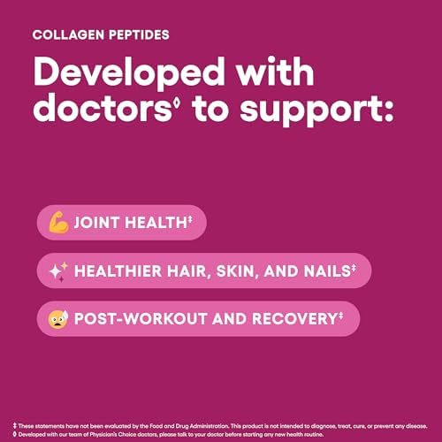 Physician's CHOICE Collagen Peptides Protein Powder, Grass Fed, 35 Servings - Image 3