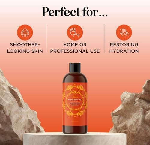 Arnica Massage Oil for Muscle Relaxing - Comforting Sore Muscle Massage Oil for Full Body Relief with Soothing Chamomile Lavender Peppermint & Rosemary Essential Oils - Vegan & Non GMO (16 Fl Oz) - Image 2