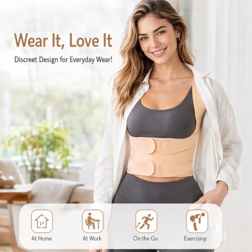 Posture Corrector for Women 2-in-1 Adjustable Full Back Brace Support - Image 6