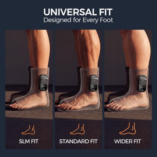 Foot Massager with Air Compression and Heat, FSA Eligible HSA Portable Cordless Ankle and Calf Massager with 5 Modes & 5 Intensities, Lightweight Compression Boots for Muscle Relaxation - Image 6