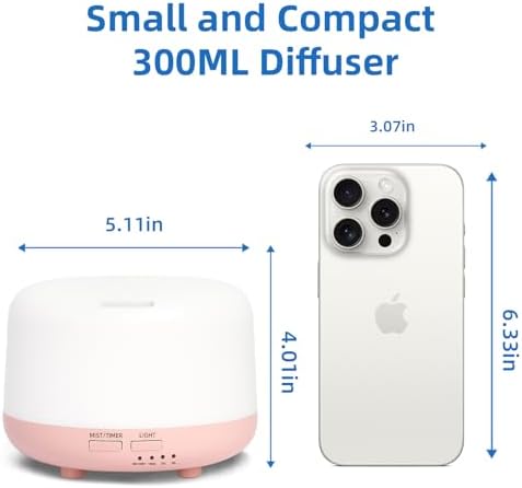 SPLITSKY 300ml Essential Oil Diffuser with Remote and Quiet Operation - Image 2