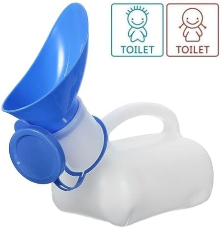 Urinals for Women & Men, Portable Urinal for Men 1000ml, Plastic Pee Bottle Glow in The Dark Spill Proof Pop Cap Lid, for Elderly Kids and Patients for Camping Outdoor Travel - Image 2