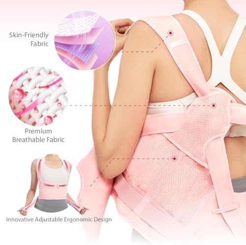 Posture Corrector for Women/Men Adjustable Full Back Brace Support - Image 5