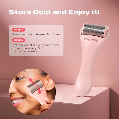 AVARELLE Cooling Ice Roller for Face Eye & Face Puffiness Massager - Image 4