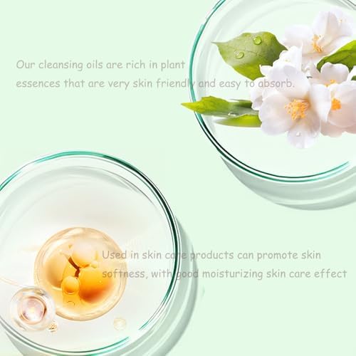 Cleansing Oil Mini Travel-Friendly, Natural Makeup Remover Portable 20pcs Gentle Moisturizing Cleansing Oil for All Skin Types, Travel with (Rose) - Image 2