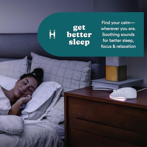 Homedics Sleep Better Portable Sound Machine, Night-Light, Soothing Sounds - Image 2